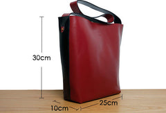 Women Genuine Leather Bucket Bag Tote Bag Shopper Bag Shoulder Bag Purse For Women