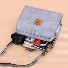 Fashion Women's Leather Pink Structured Satchel Small Doctor Handbag Shoulder Bag Purse