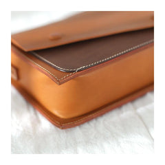 Fashion Leather Brown Women's Small Leather Shoulder Bag Satchel Bag Square Crossbody Bag