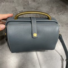 Womens Tan Leather Doctor Handbag Purses Classic Tan Doctor Crossbody Purse for Women