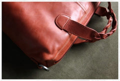 Womens Black Leather Work Handbag Purse Unique Leather Work Shoulder Purse for Ladies
