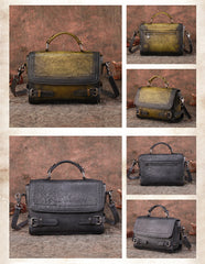 Womens Leather Satchel Bag School Shoulder Bag Best Crossbody Purse for Ladies