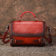 Womens Leather Satchel Bag School Shoulder Bag Best Crossbody Purse for Ladies