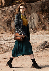 Womens Leather Satchel Bag School Shoulder Bag Best Crossbody Purse for Ladies