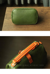 Womens Tan Leather Doctor Handbag Purses Vintage Small Doctor Crossbody Purse for Women