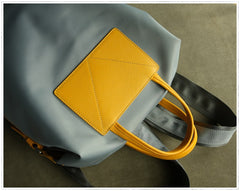 Womens Black Nylon Backpack Purse Best Satchel Backpack Nylon Leather School Rucksack for Ladies