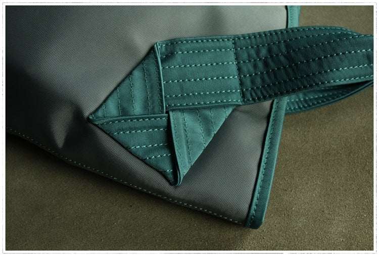 Womens Green Nylon Shoulder Tote Bags Best Green Nylon Tote Handbag Shopper Bags Purse for Ladies