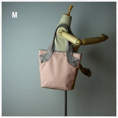 Womens Dark Gray Nylon Shoulder Tote Bags Best Dark Gray Nylon Tote Handbag Shopper Bags Purse for Ladies