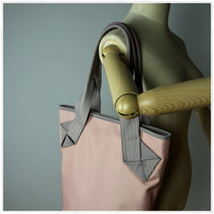 Womens Dark Gray Nylon Shoulder Tote Bags Best Dark Gray Nylon Tote Handbag Shopper Bags Purse for Ladies