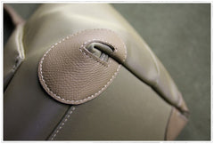 Womens Khaki Nylon Shoulder Tote Medium Khaki Nylon Handbag Purse for Ladies
