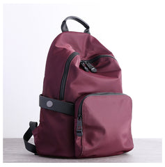 Womens Nylon Backpack Best Satchel Backpack Purse Nylon Red School Rucksack for Ladies