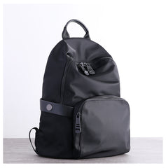 Womens Nylon Backpack Best Satchel Backpack Purse Nylon Black School Rucksack for Ladies