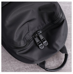 Womens Nylon Backpack Best Satchel Backpack Purse Nylon Black School Rucksack for Ladies
