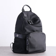 Womens Nylon Backpack Best Satchel Backpack Purse Nylon Black School Rucksack for Ladies