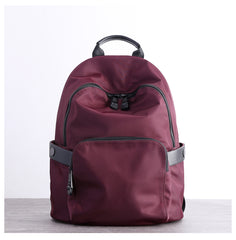 Womens Nylon Backpack Best Satchel Backpack Purse Nylon Red School Rucksack for Ladies