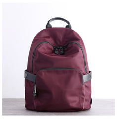Womens Nylon Backpack Best Satchel Backpack Purse Nylon Black School Rucksack for Ladies