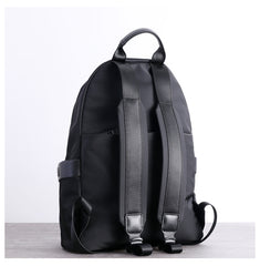 Womens Nylon Backpack Best Satchel Backpack Purse Nylon Black School Rucksack for Ladies