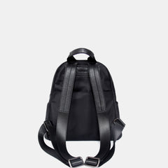 Womens Nylon Backpack Black Travel Backpack Purse Nylon Black School Rucksack for Ladies