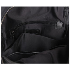 Womens Nylon Backpack Black Travel Backpack Purse Nylon Black School Rucksack for Ladies