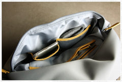 Womens Nylon Backpack Gray Best Satchel Backpack Purse Nylon School Rucksack for Ladies