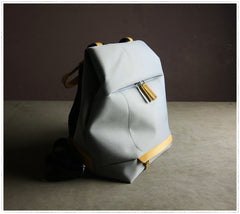 Womens Nylon Backpack Gray Best Satchel Backpack Purse Nylon School Rucksack for Ladies