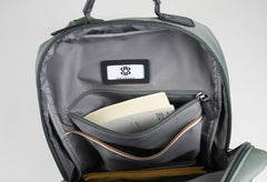 Womens Nylon Backpack Purse Green Best Satchel Backpack Nylon School Rucksack for Ladies