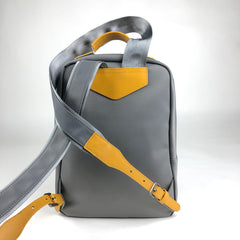 Womens Nylon Backpack Purse Light Gray Best Satchel Backpack Nylon School Rucksack for Ladies