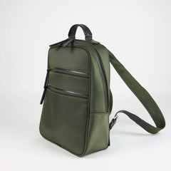 Womens Nylon Backpack Purse Green Best Satchel Backpack Nylon School Rucksack for Ladies
