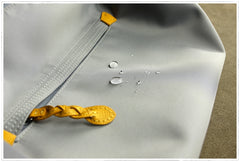 Womens Nylon Gray Large Sling Bag Shoulder Sports Gym Bag Nylon Overnight Crossbody Bag for Ladies