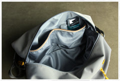 Womens Nylon Black&Pink Large Sling Bag Shoulder Sports Gym Bag Nylon Overnight Crossbody Bag for Ladies