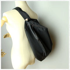 Womens Nylon Black&Pink Large Sling Bag Shoulder Sports Gym Bag Nylon Overnight Crossbody Bag for Ladies