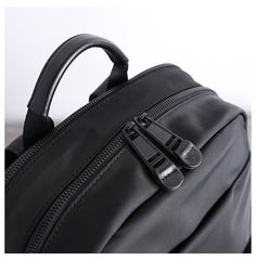 Womens Nylon Laptop Backpack Best Travel Backpack Purse Nylon Black School Rucksack for Ladies