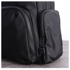 Womens Nylon Laptop Backpack Best Travel Backpack Purse Nylon Black School Rucksack for Ladies