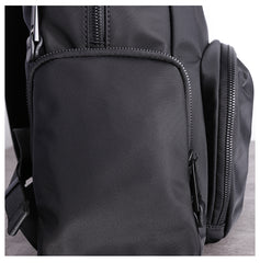 Womens Nylon Laptop Backpack Best Travel Backpack Purse Nylon Black School Rucksack for Ladies