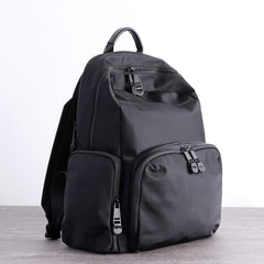 Womens Nylon Laptop Backpack Best Travel Backpack Purse Nylon Black School Rucksack for Ladies