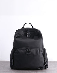 Womens Nylon Laptop Backpack Best Travel Backpack Purse Nylon Black School Rucksack for Ladies