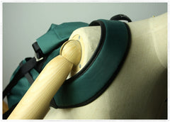 Womens Nylon Large Backpack Purse Army Green Nylon Travel Backpack School Rucksack for Ladies
