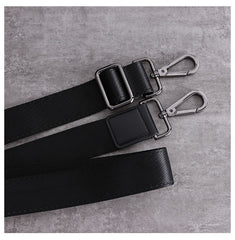 Womens Nylon Leather Gym Tote Purse Womens Black Nylon Gym Purse Nylon Work Shoulder Purse for Ladies