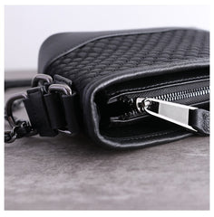 Womens Nylon Leather Shoulder Purse Womens Black Diamond Nylon Chain Shoulder Purse Nylon Chain Purse for Ladies