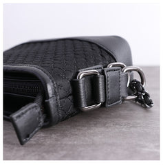 Womens Nylon Leather Shoulder Purse Womens Black Diamond Nylon Chain Shoulder Purse Nylon Chain Purse for Ladies