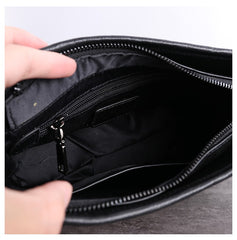 Womens Nylon Leather Shoulder Purse Womens Black Diamond Nylon Chain Shoulder Purse Nylon Chain Purse for Ladies