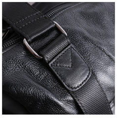 Womens Nylon Leather Shoulder Travel Bag Womens Black Nylon Gym Purse Nylon Duffle Handbag Purse for Ladies