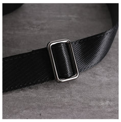 Womens Nylon Leather Small Shoulder Purse Womens Black Nylon Crossbody Purse Nylon Work Shoulder Purse for Ladies