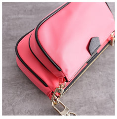 Womens Nylon Mini Shoulder Purse Womens Black Nylon Chain Shoulder Purse Nylon Chain Purse for Ladies