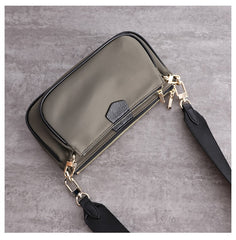 Womens Nylon Mini Shoulder Purse Womens Black Nylon Chain Shoulder Purse Nylon Chain Purse for Ladies