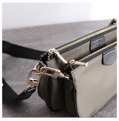Womens Nylon Mini Shoulder Purse Womens Black Nylon Chain Shoulder Purse Nylon Chain Purse for Ladies