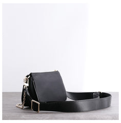 Womens Nylon Mini Shoulder Purse Womens Black Nylon Chain Shoulder Purse Nylon Chain Purse for Ladies