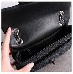 Womens Nylon Shoulder Purses Womens Black Diamond Nylon Chain Shoulder Purse Nylon Chain Purse for Ladies