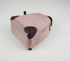 Womens Nylon Small Backpack Purse Light Gray Convertible Crossbody Bag Nylon Backpack Shoulder Bag for Ladies