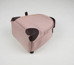 Womens Nylon Small Backpack Purse Light Green Convertible Crossbody Bag Nylon Backpack Shoulder Bag for Ladies